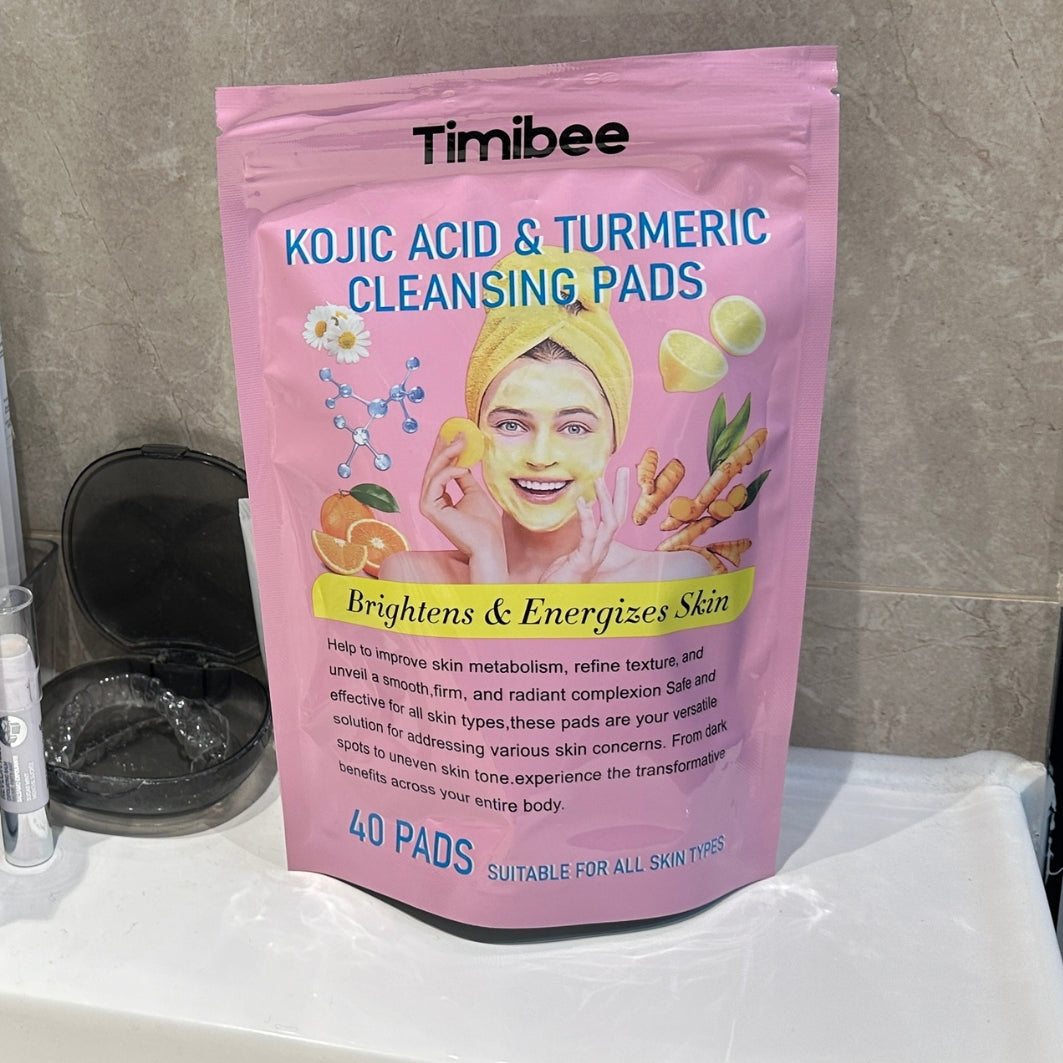 Pro-Strength Turmeric + Kojic Acid Pads — Brighten, Clarify & Even Tone Like a Pro